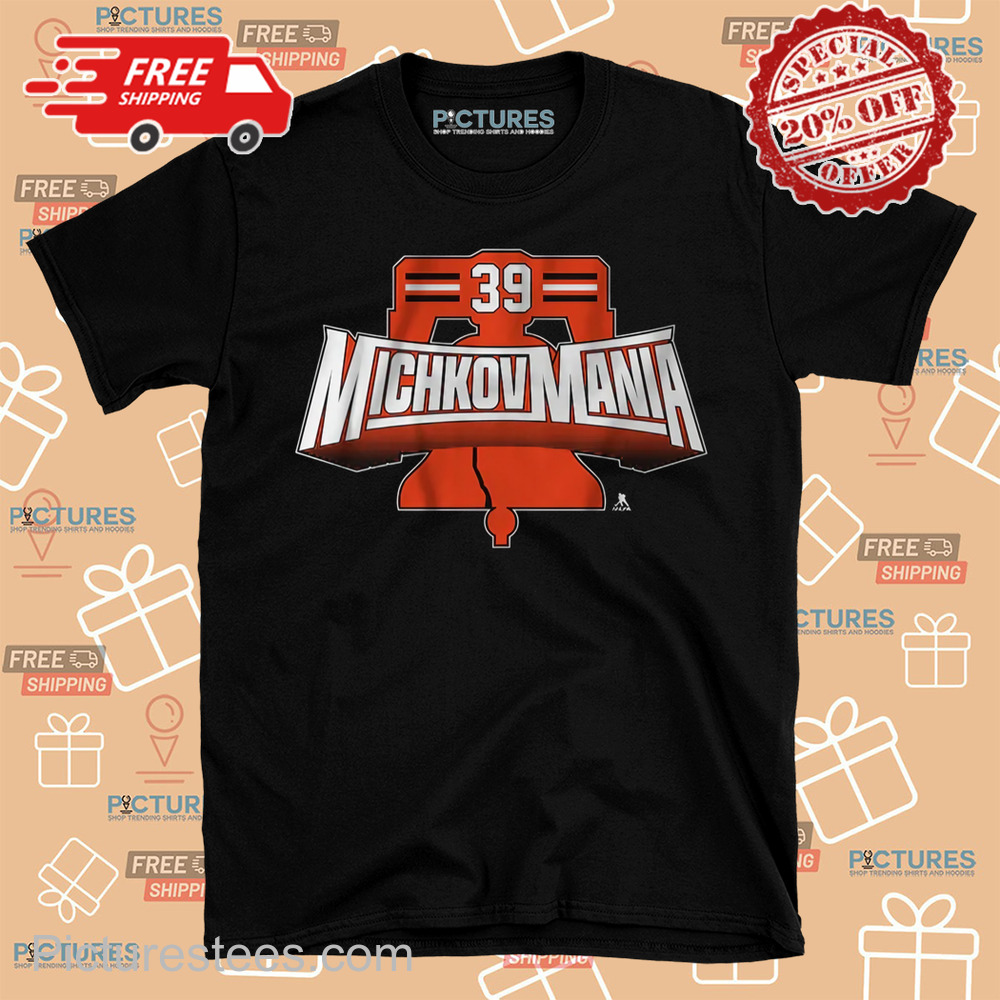 39 Matvei Michkov Mania Hockey shirt 39 Matvei Michkov Mania Hockey shirt