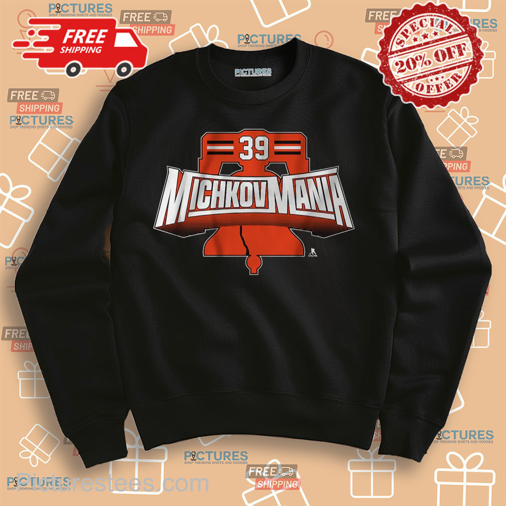 39 Matvei Michkov Mania Hockey shirt 39 Matvei Michkov Mania Hockey shirt