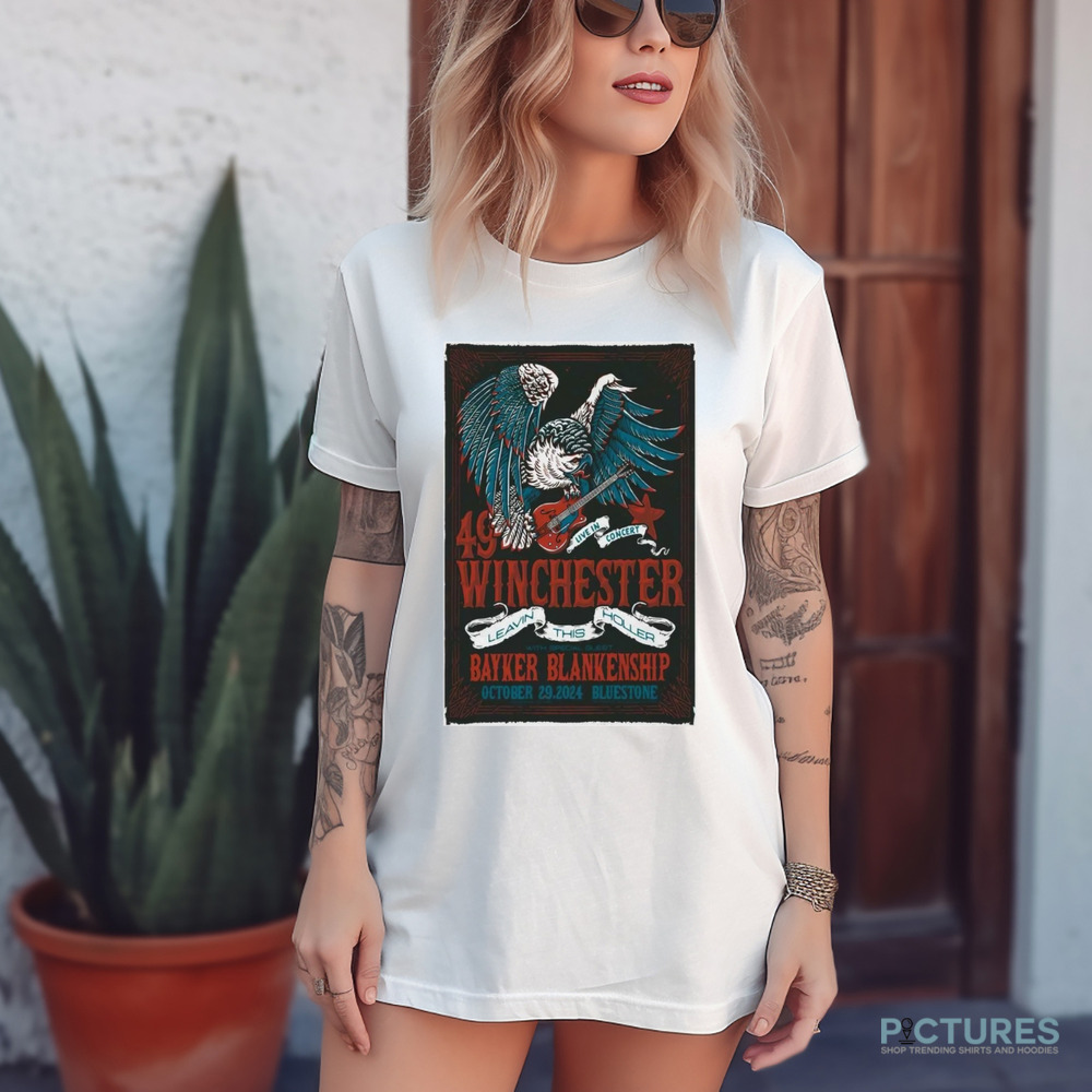 49 Winchester Leavin This Holler Bluestone On October 29 2024 Columbus OH Poster Shirt