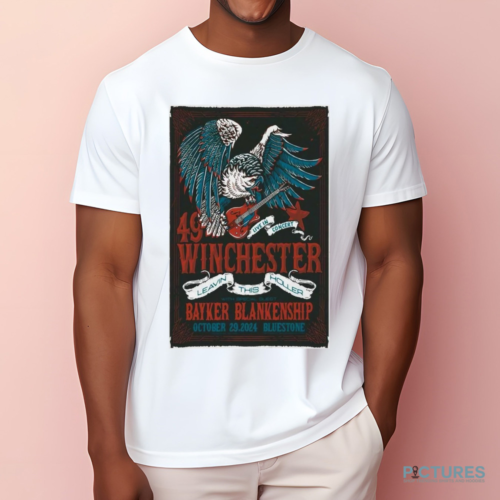 49 Winchester Leavin This Holler Bluestone On October 29 2024 Columbus OH Poster Shirt