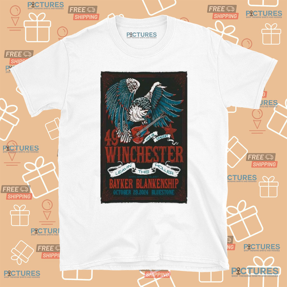 49 Winchester Leavin This Holler Bluestone On October 29 2024 Columbus OH Poster Shirt