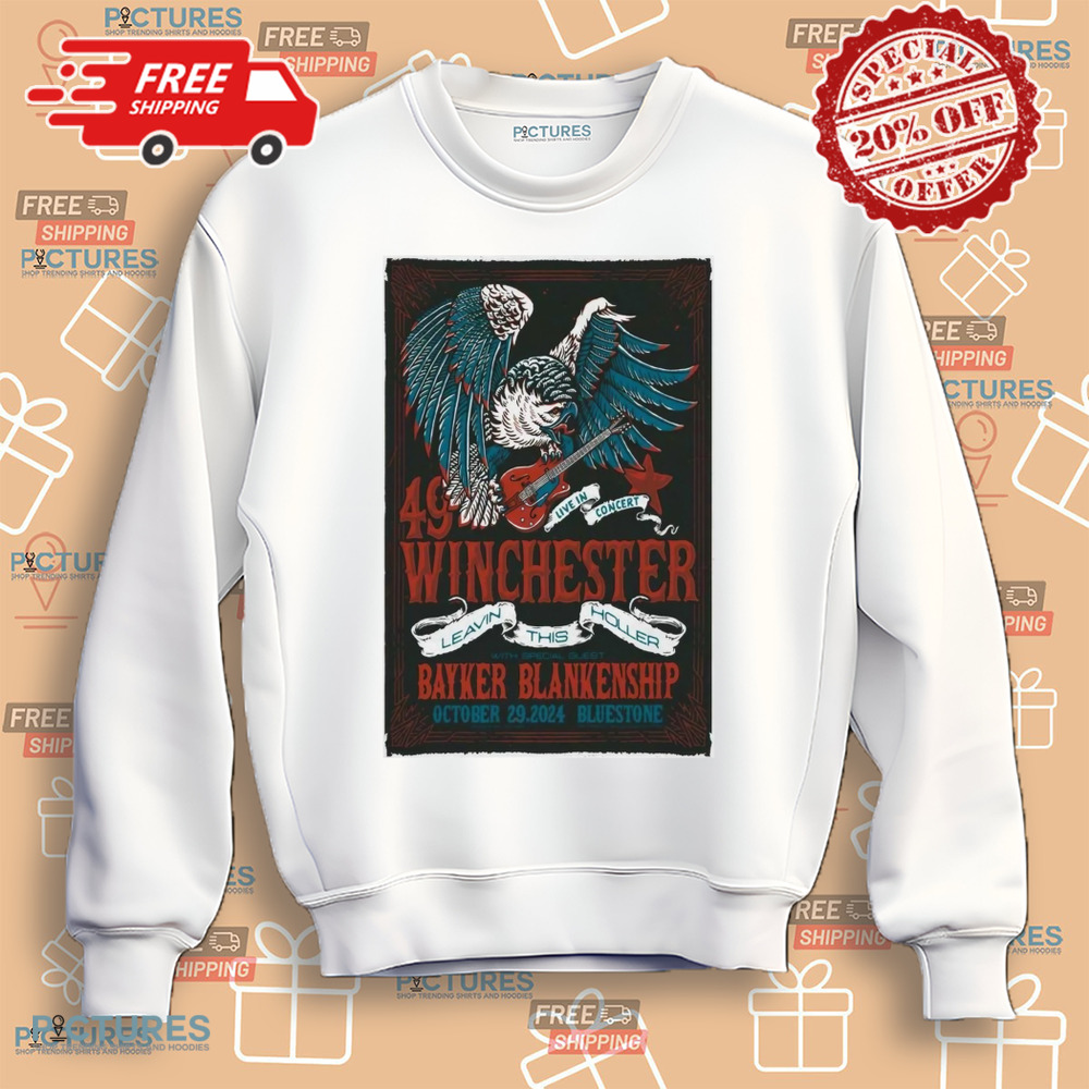49 Winchester Leavin This Holler Bluestone On October 29 2024 Columbus OH Poster Shirt