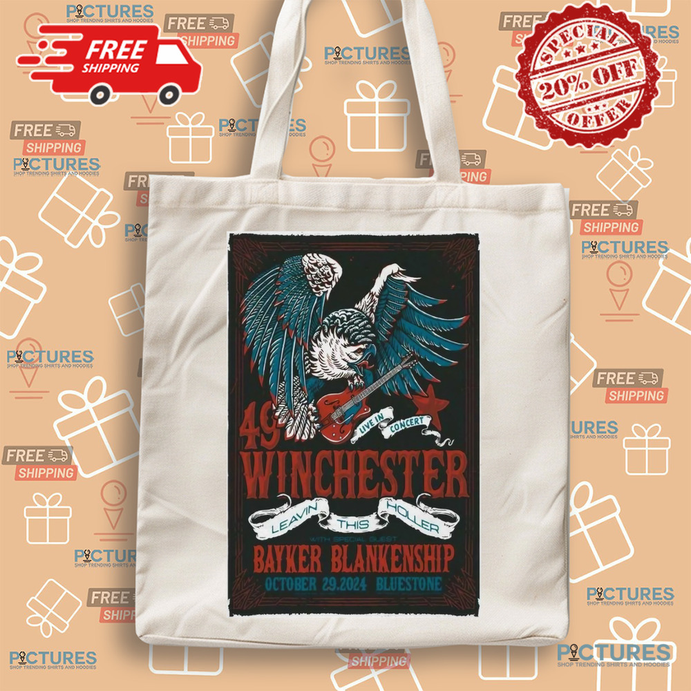 49 Winchester Leavin This Holler Bluestone On October 29 2024 Columbus OH Poster Shirt