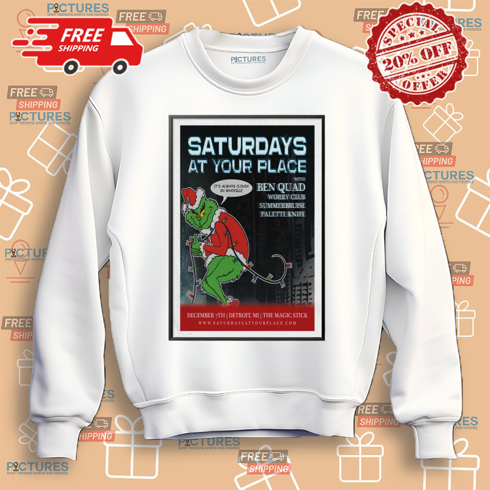Ben Quad At The Magic Stick In Detroit,MI On Dec 7 2024 Poster Shirt