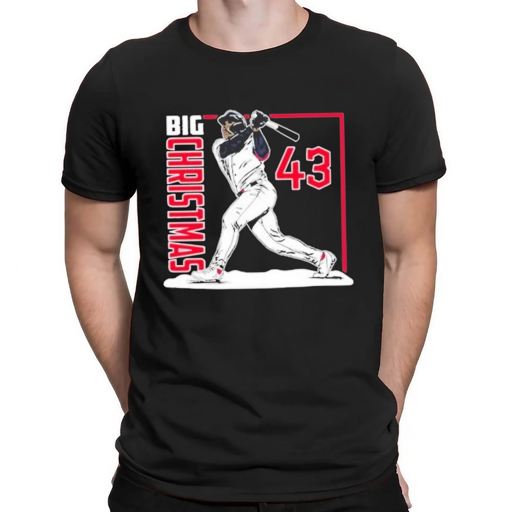 Big Christmas Jhonkensy Noel 43 Cleveland Guardians MLB Player Shirt