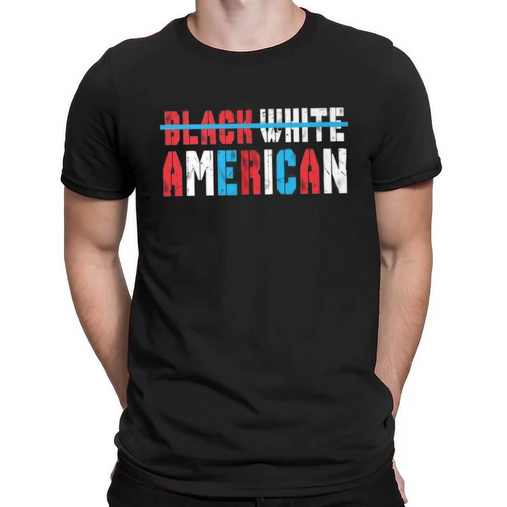 Black White American Shirt
