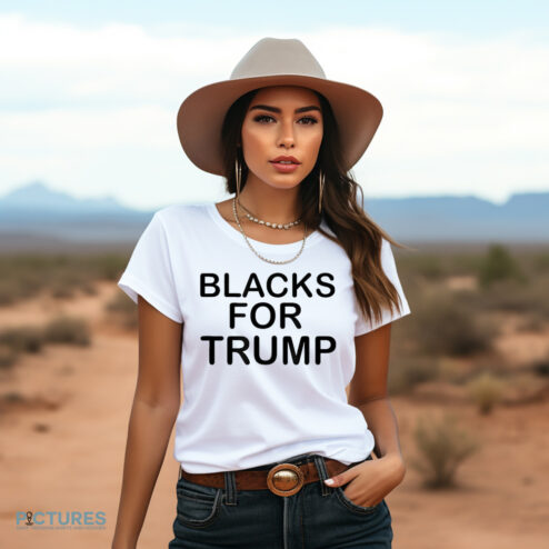 Blacks for Trump America Election Shirt