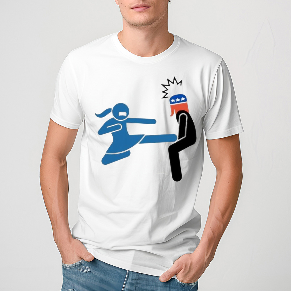 Cartoon Kick Scene Shirt