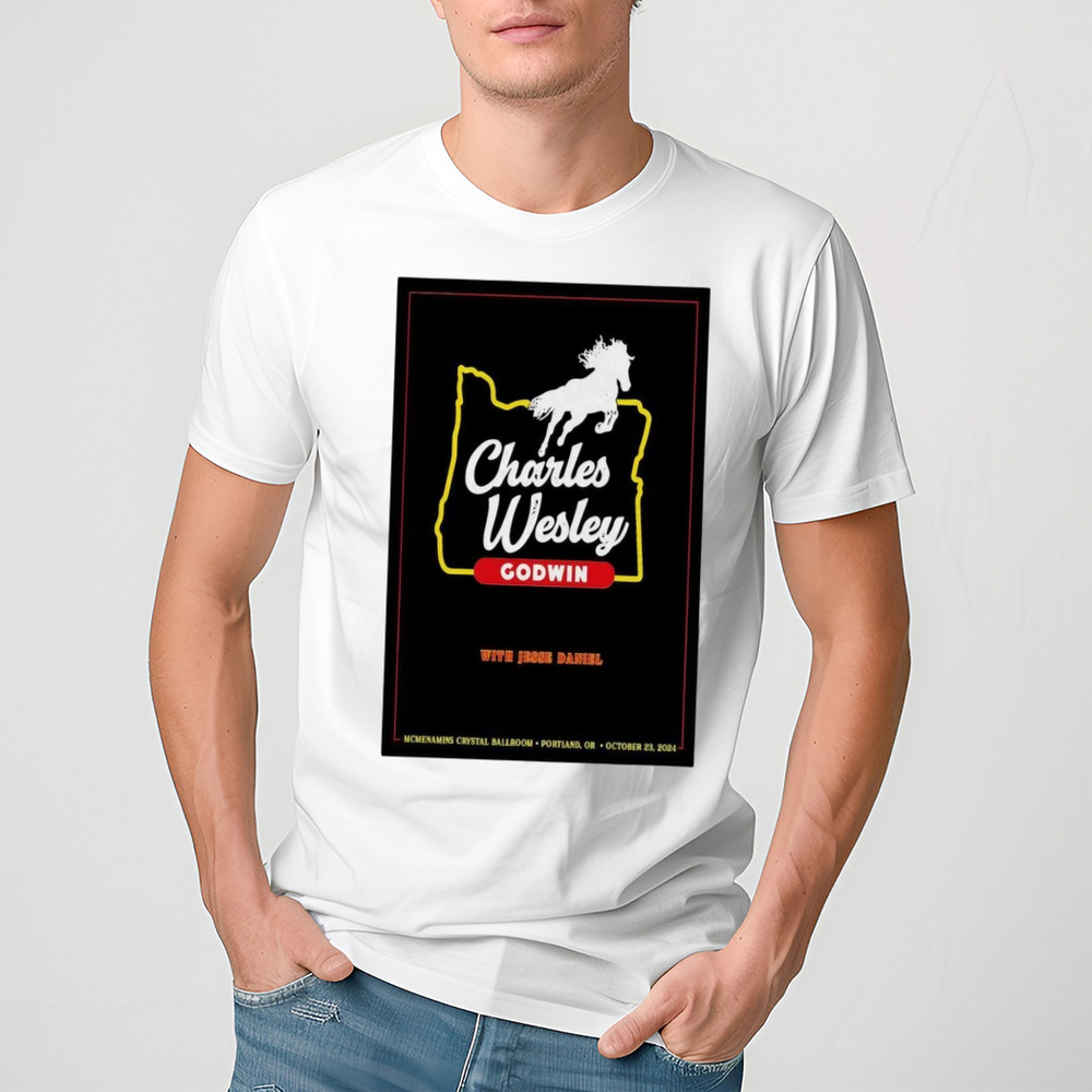 Charles Wesley Godwin Mcmenamins Crystal Ballroom Portland, OR October 23 2024 Tour Poster Shirt