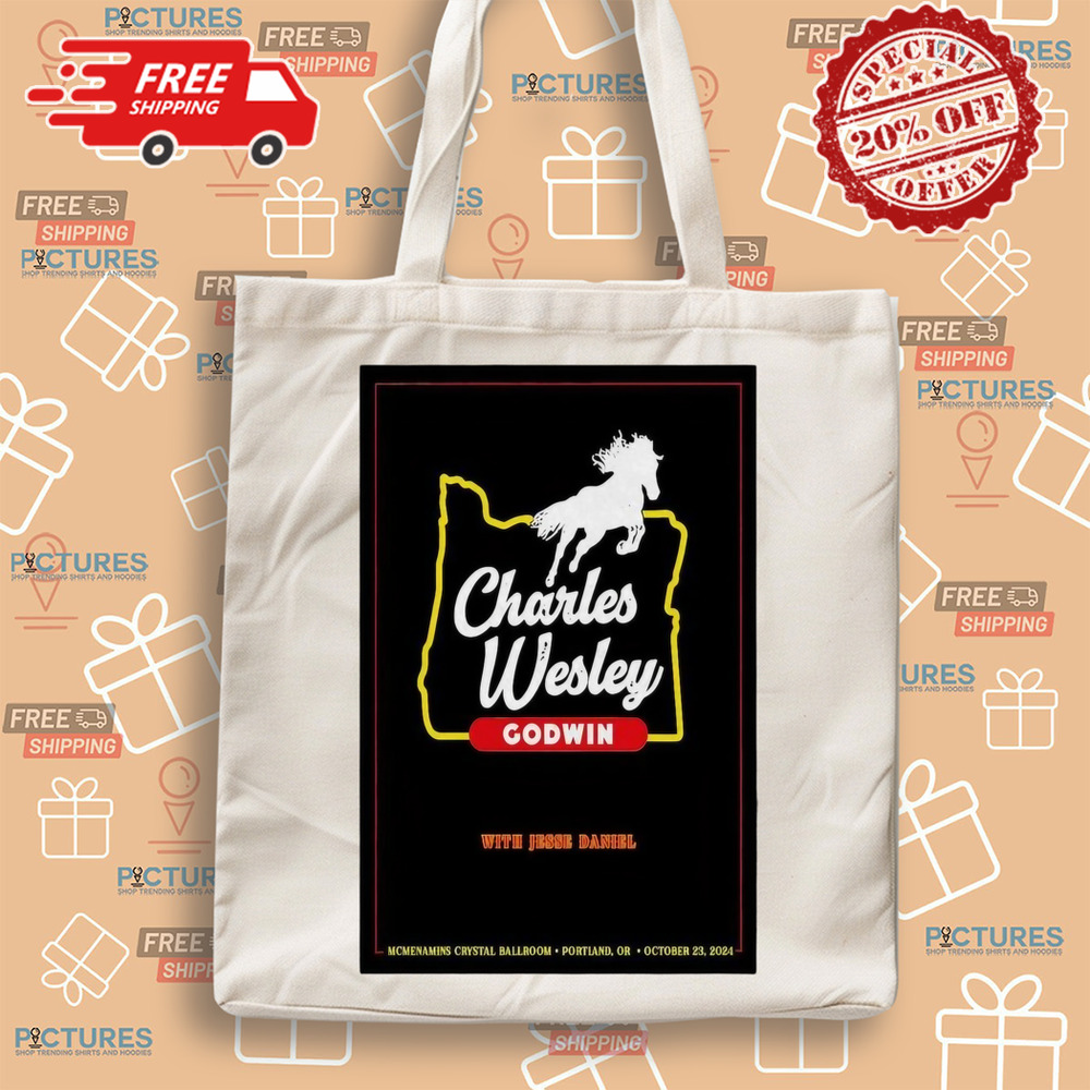 Charles Wesley Godwin Mcmenamins Crystal Ballroom Portland, OR October 23 2024 Tour Poster Shirt