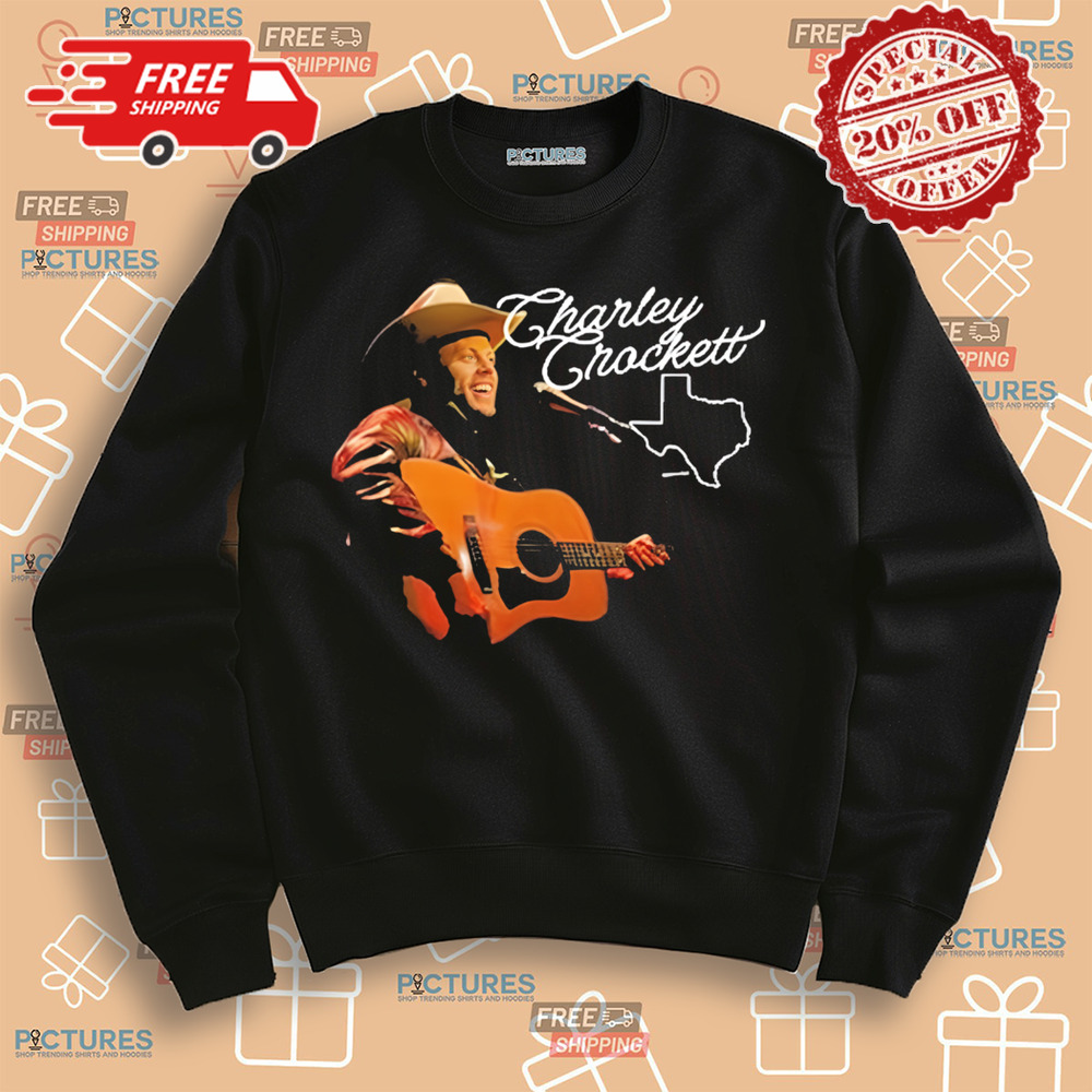 Charley Crockett On Stage Black Shirt
