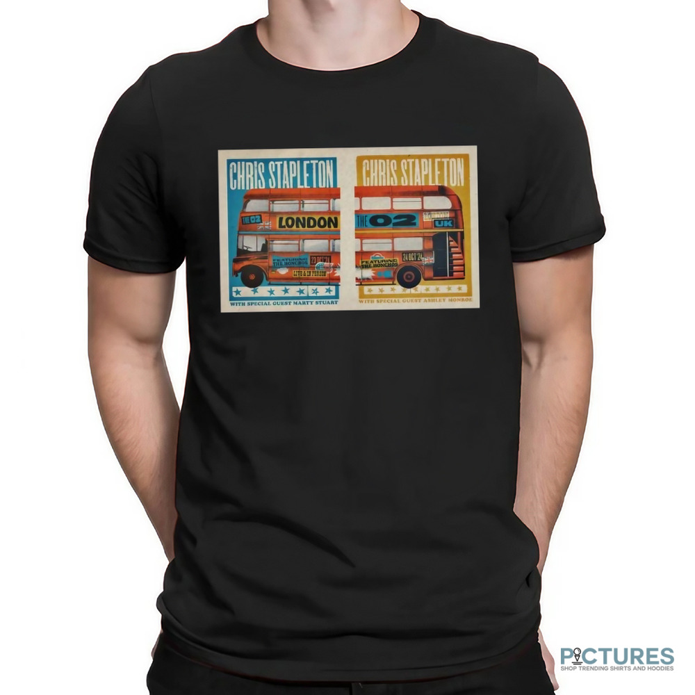 Chris Stapleton The O2 October 23-24 2024 London, UK Tour Poster Shirt