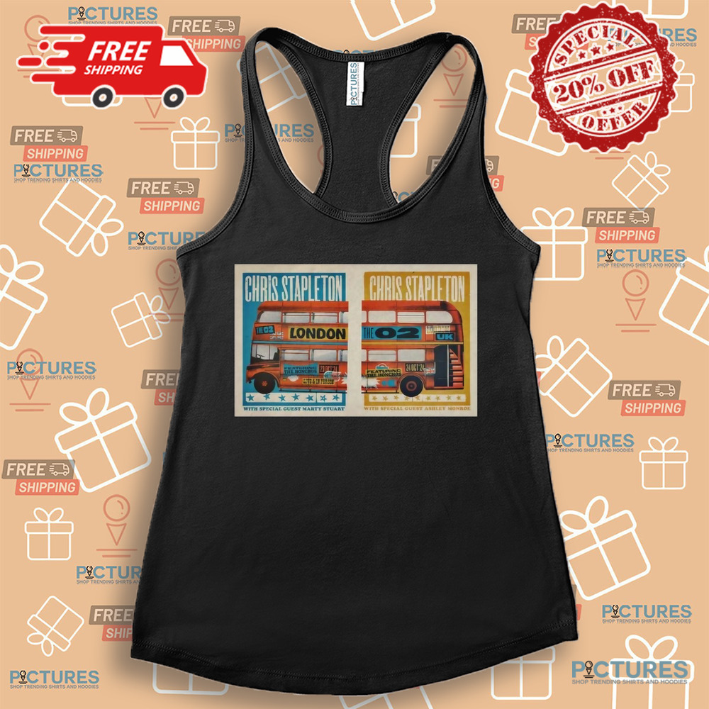 Chris Stapleton The O2 October 23-24 2024 London, UK Tour Poster Shirt Chris Stapleton The O2 October 23-24 2024 London, UK Tour Poster Shirt