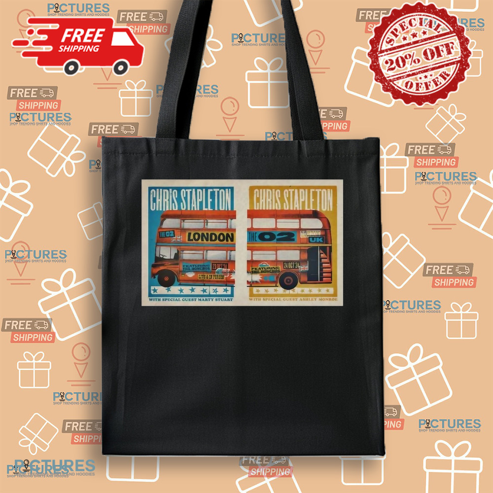 Chris Stapleton The O2 October 23-24 2024 London, UK Tour Poster Shirt Chris Stapleton The O2 October 23-24 2024 London, UK Tour Poster Shirt