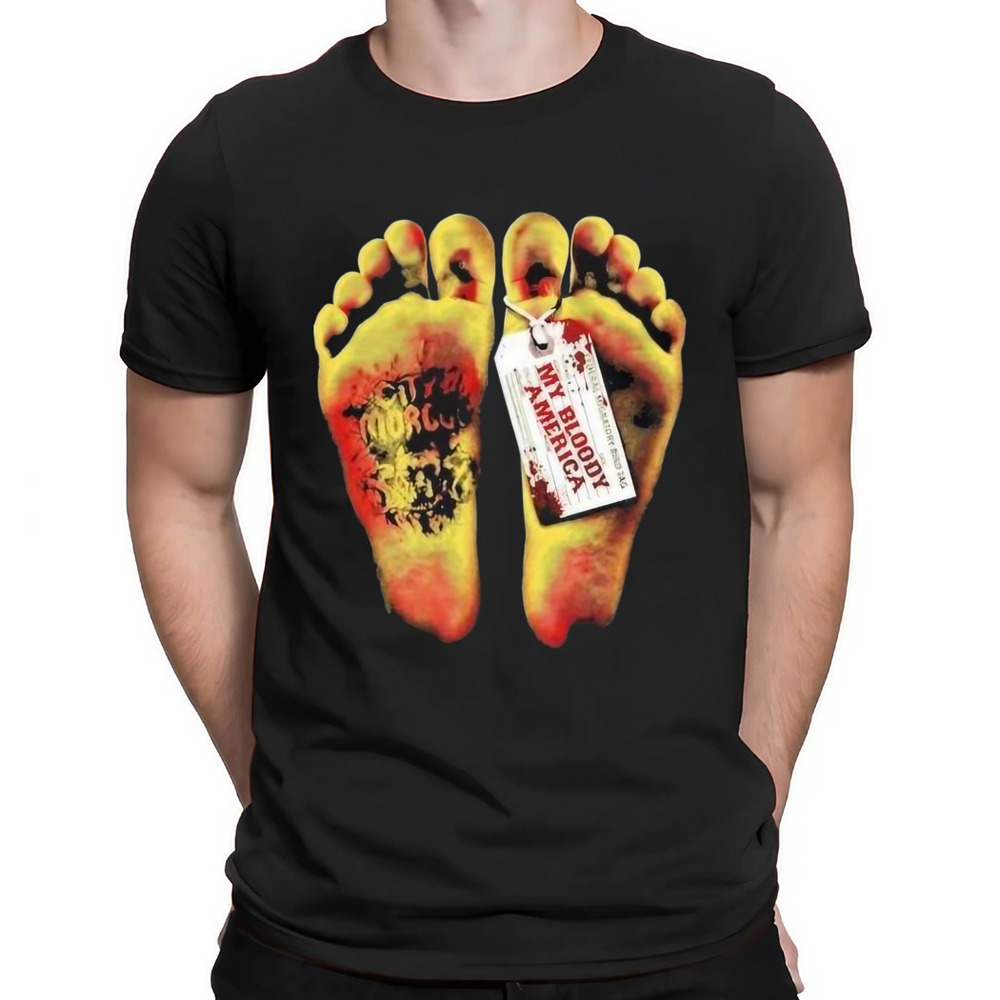 City Morgue My Bloody America Toe Tag Shirt
