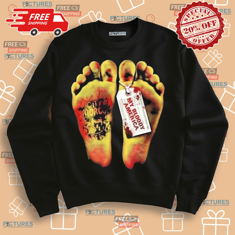 City Morgue My Bloody America Toe Tag Shirt