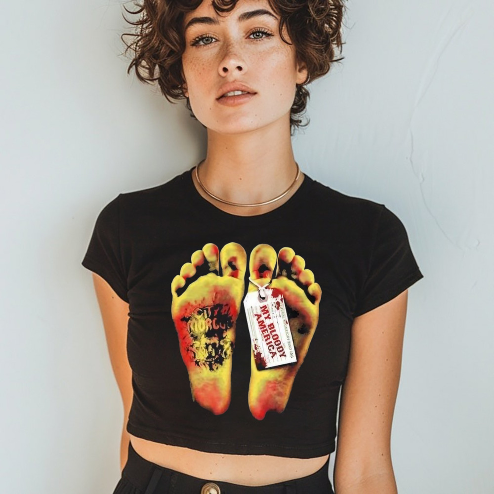 City Morgue My Bloody America Toe Tag Shirt
