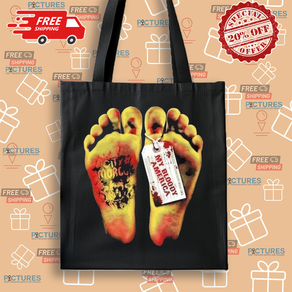 City Morgue My Bloody America Toe Tag Shirt