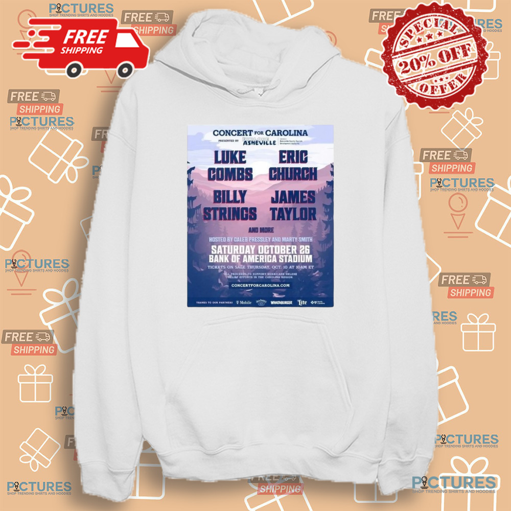 Concert For Carolina October 26 2024 Bank Of America Stadium Charlotte NC Shirt Concert For Carolina October 26 2024 Bank Of America Stadium Charlotte NC Shirt