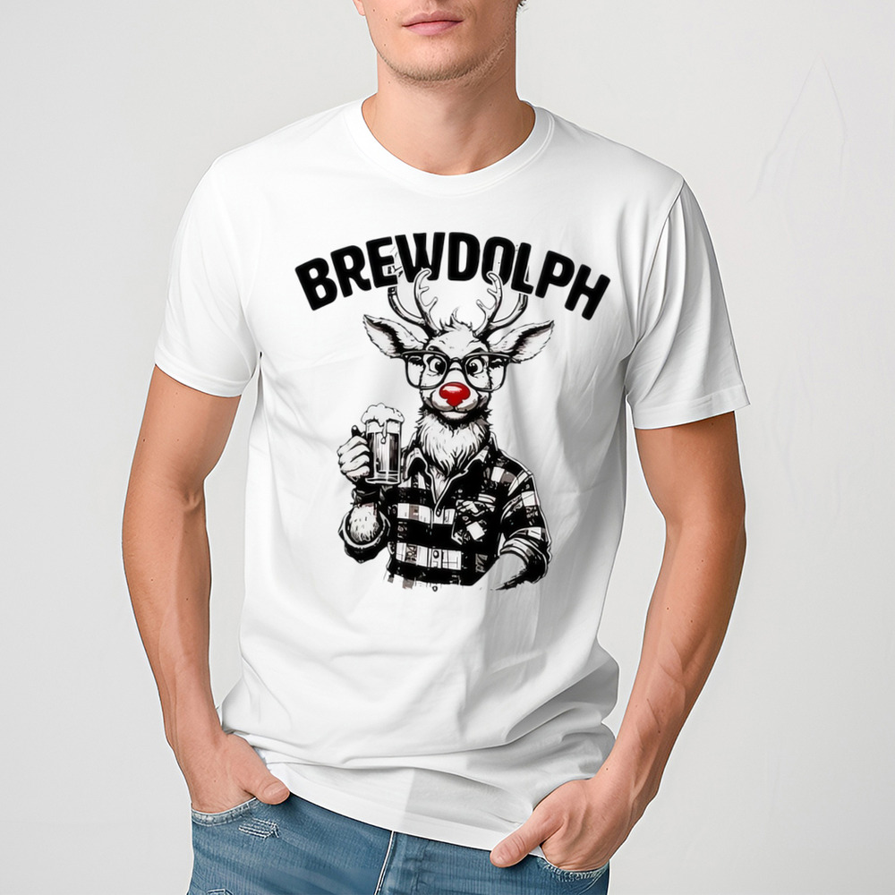 Deer Brewdolph Christmas Shirt