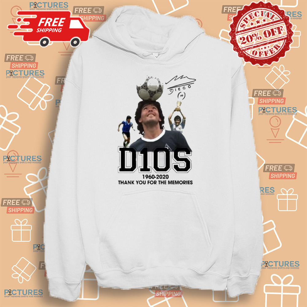 Diego Maradona D10S 1960-2020 – Thank You for All the Great Moments Shirt
