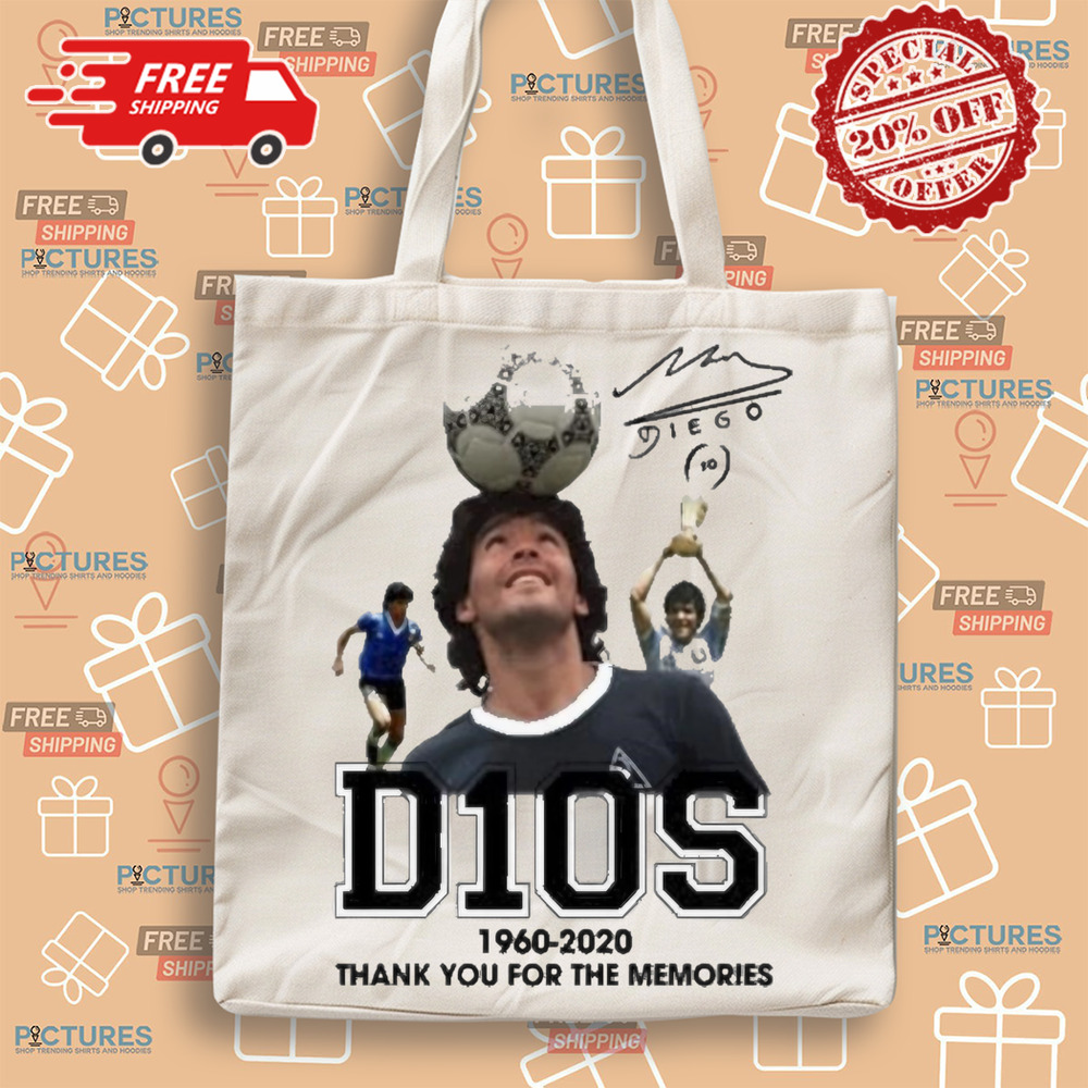 Diego Maradona D10S 1960-2020 – Thank You for All the Great Moments Shirt