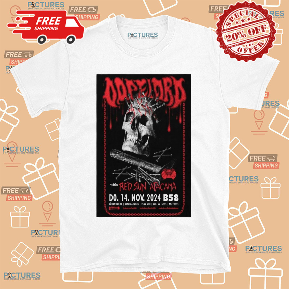 Dopelord At Jugendzentrum B58 In Braunschweig Germany On Nov 14 2024 Poster Shirt