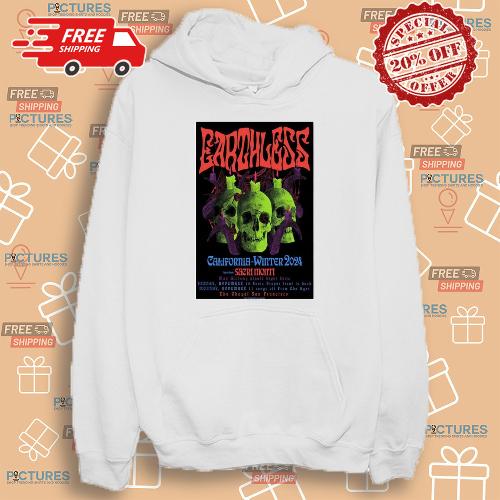 EARTHLESS Tour In San Francisco CA On Nov 10-11 2024 Poster Shirt EARTHLESS Tour In San Francisco CA On Nov 10-11 2024 Poster Shirt
