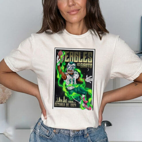 Eagles Vs Giants MetLife Stadium In East Rutherford, NJ Oct 20 2024 Poster Shirt
