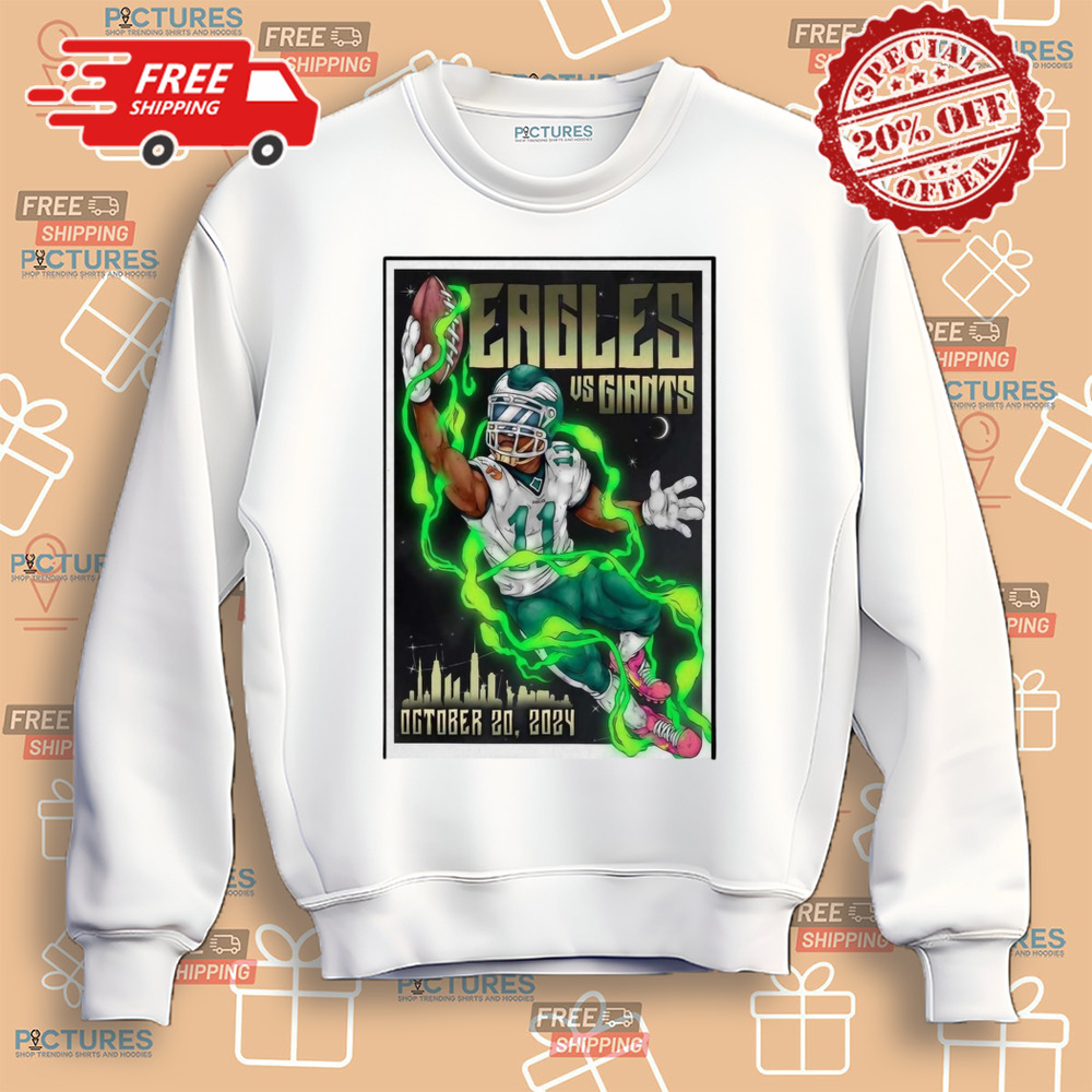 Eagles Vs Giants MetLife Stadium In East Rutherford, NJ Oct 20 2024 Poster Shirt Eagles Vs Giants MetLife Stadium In East Rutherford, NJ Oct 20 2024 Poster Shirt