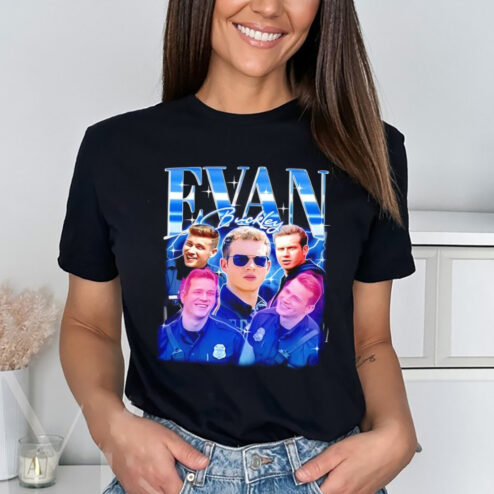 Evan Buckley police signature retro shirt