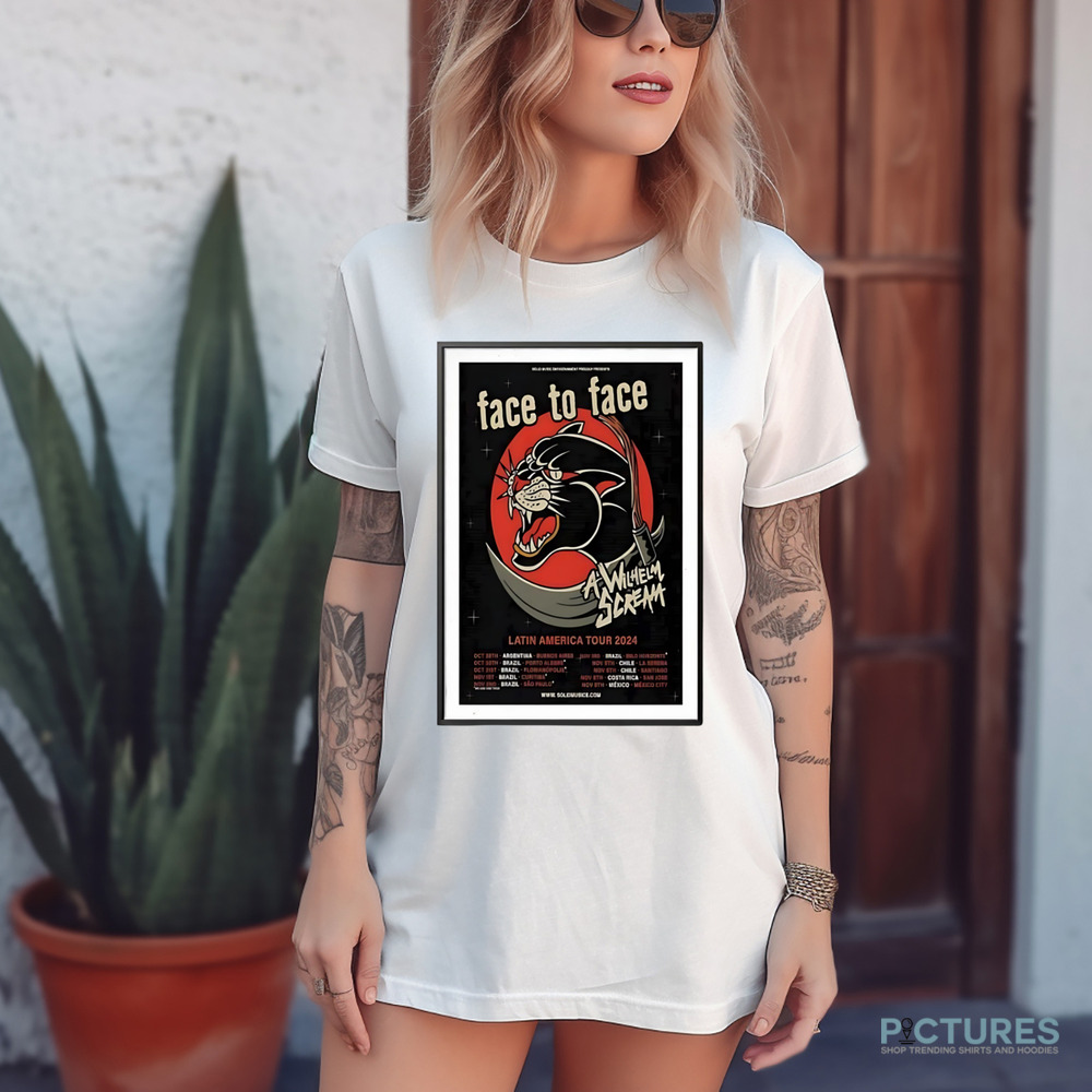 Face To Face Latin America Tour 2024 Schedule Date First List Poster Shirt