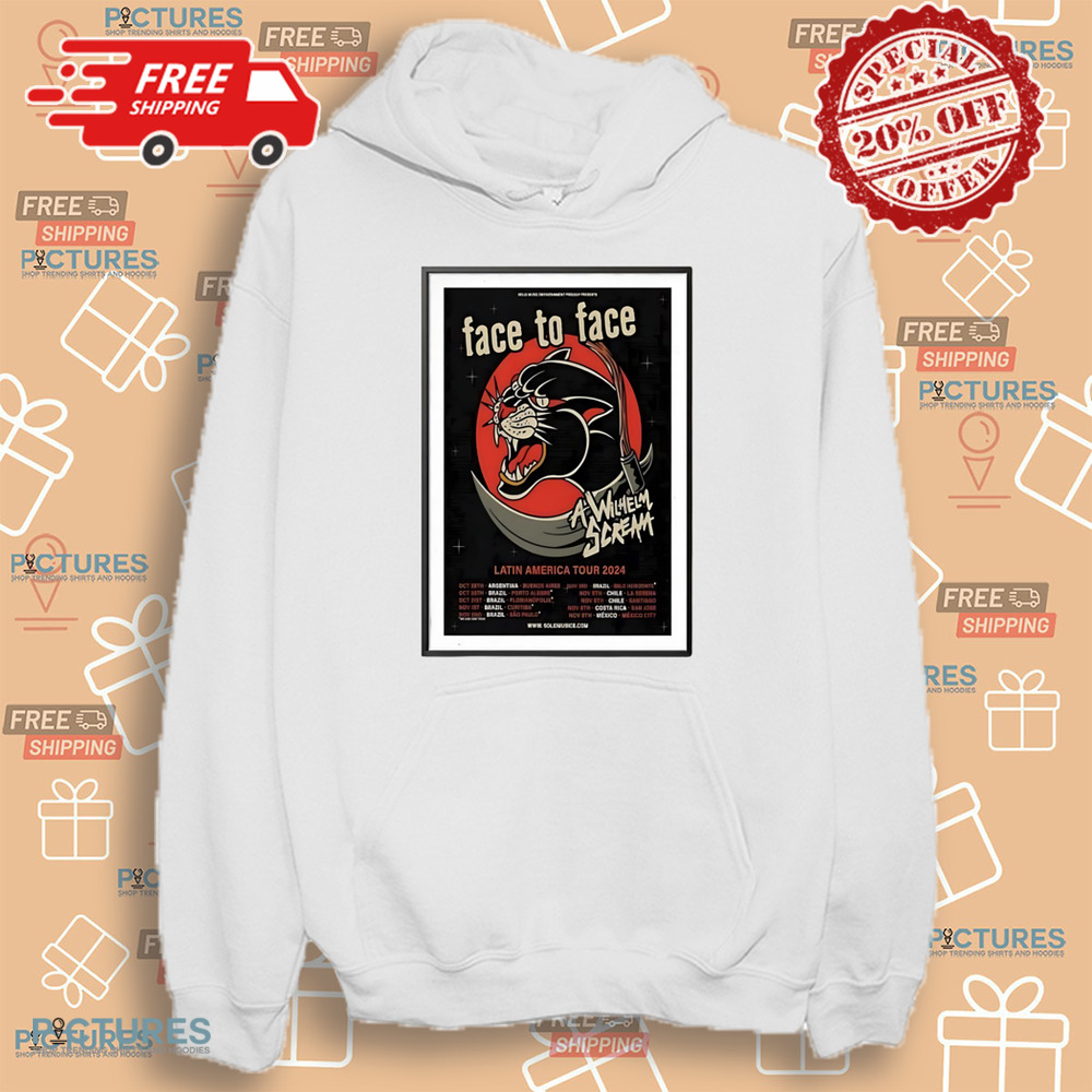 Face To Face Latin America Tour 2024 Schedule Date First List Poster Shirt