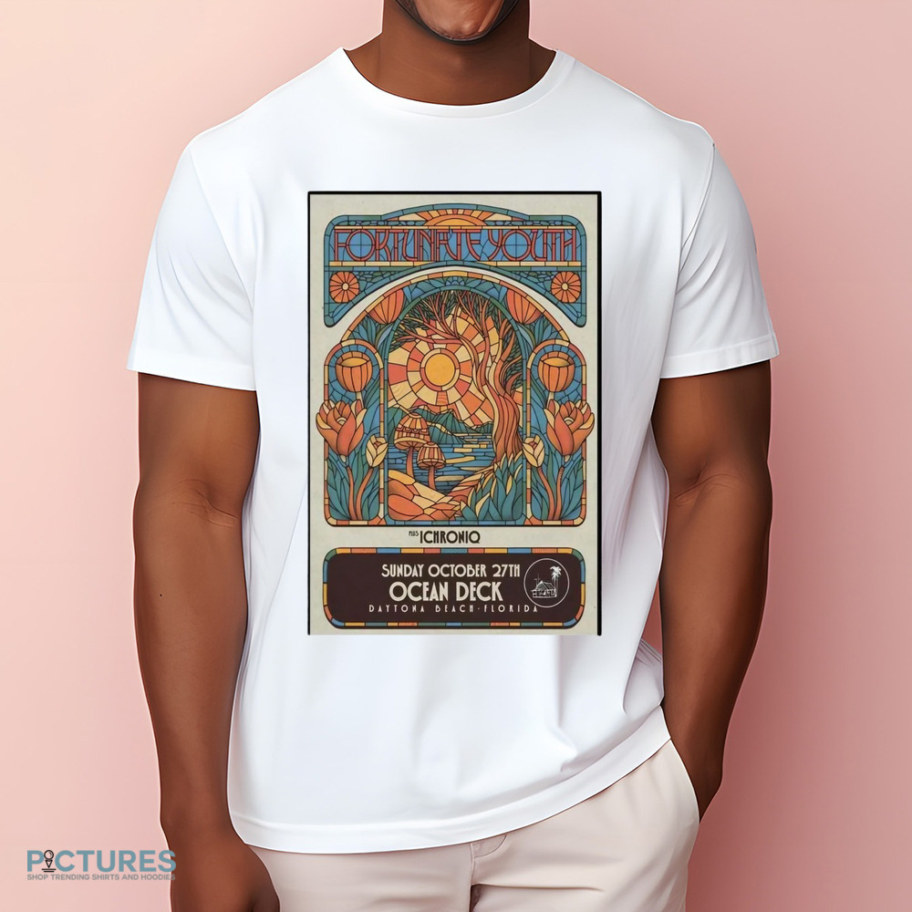 Fortunate Youth Event Sunday October 27 2024 Ocean Deck Daytona Beach FL Poster Shirt