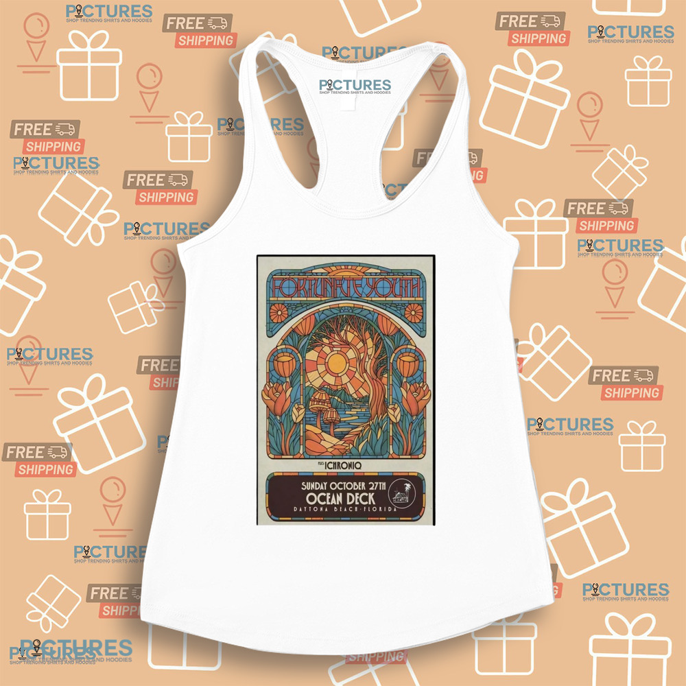 Fortunate Youth Event Sunday October 27 2024 Ocean Deck Daytona Beach FL Poster Shirt