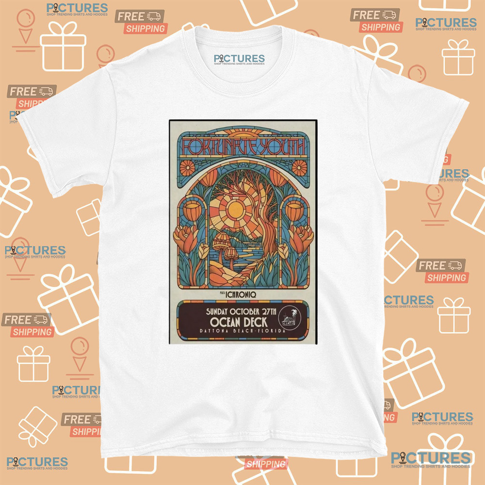 Fortunate Youth Event Sunday October 27 2024 Ocean Deck Daytona Beach FL Poster Shirt