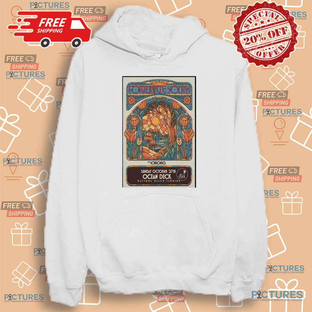 Fortunate Youth Event Sunday October 27 2024 Ocean Deck Daytona Beach FL Poster Shirt