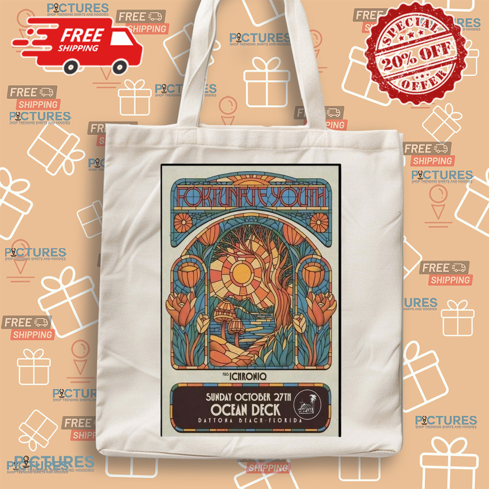 Fortunate Youth Event Sunday October 27 2024 Ocean Deck Daytona Beach FL Poster Shirt