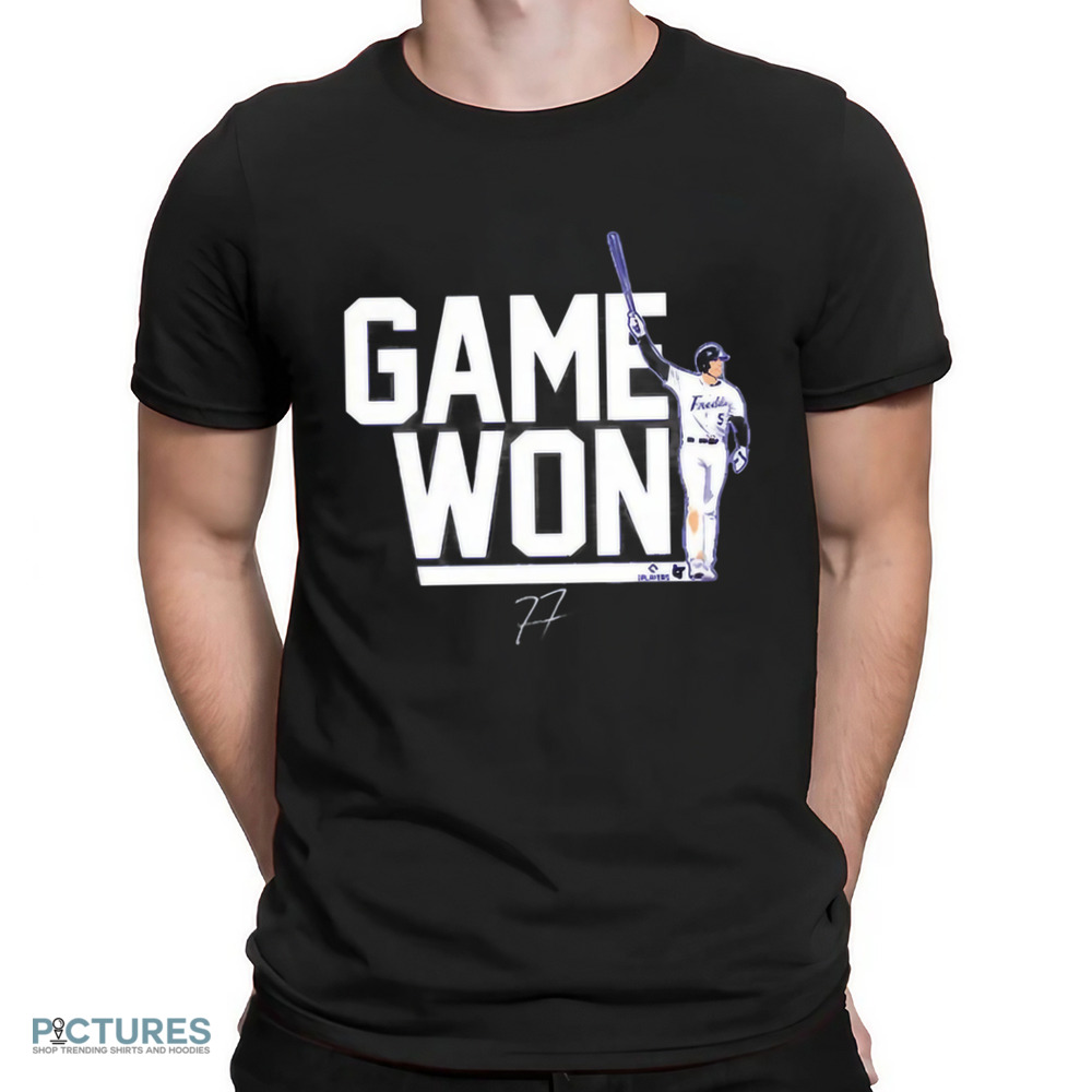 Freddie Freeman Los Angeles Dodgers Game Won Shirt