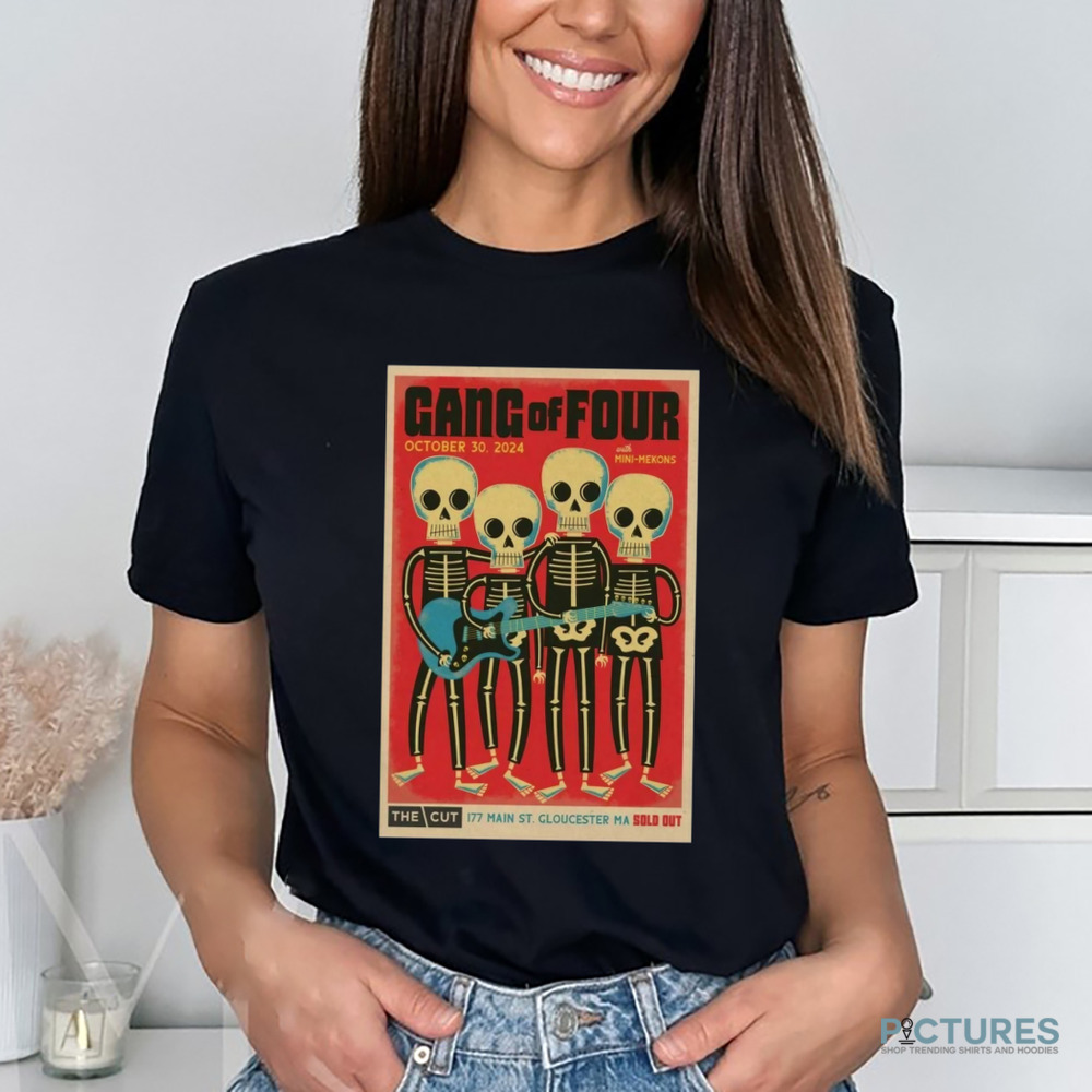 Gang Of Four Tour In Gloucester MA On Oct 30 2024 Poster Shirt