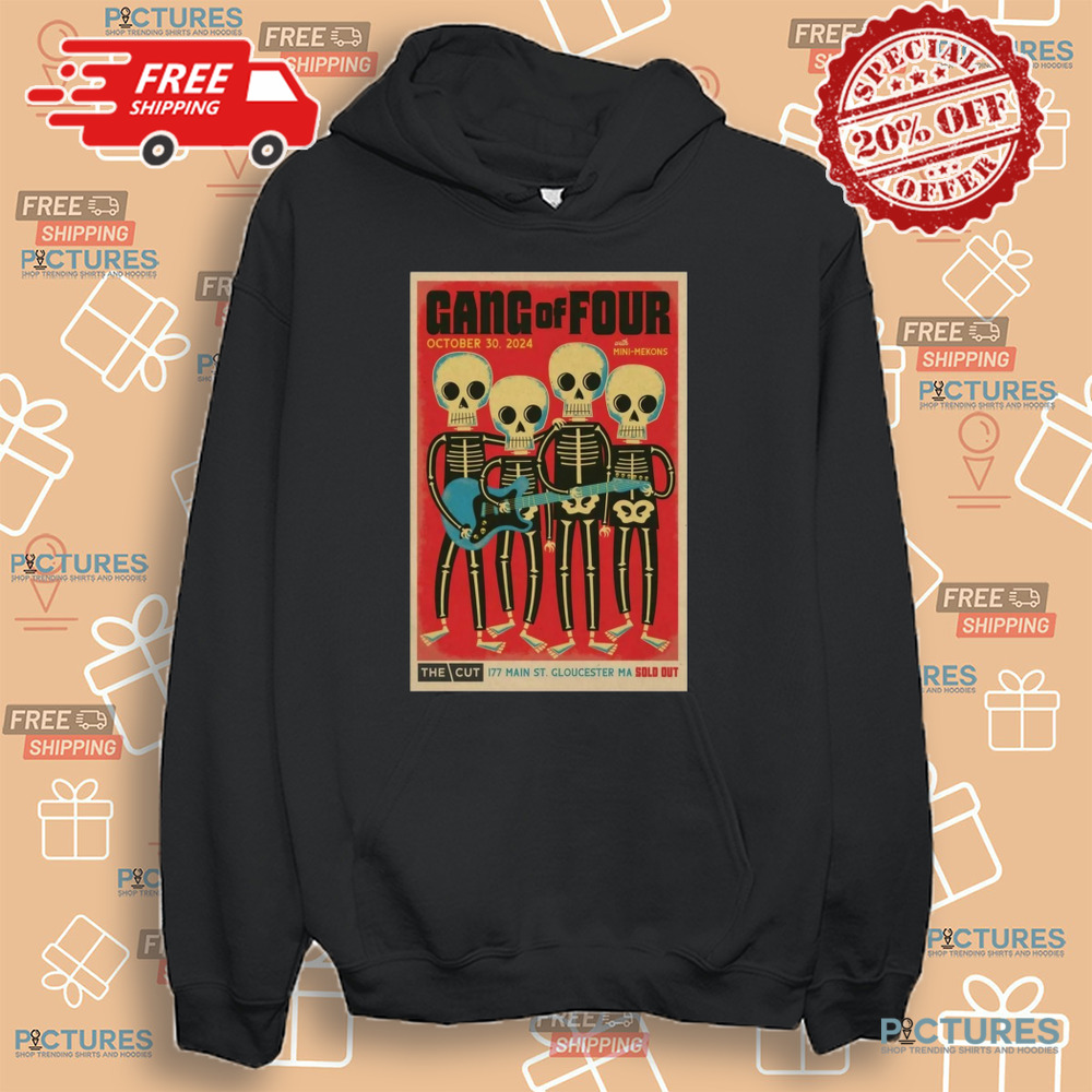 Gang Of Four Tour In Gloucester MA On Oct 30 2024 Poster Shirt Gang Of Four Tour In Gloucester MA On Oct 30 2024 Poster Shirt