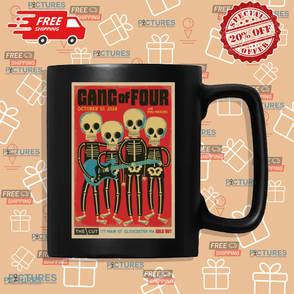 Gang Of Four Tour In Gloucester MA On Oct 30 2024 Poster Shirt Gang Of Four Tour In Gloucester MA On Oct 30 2024 Poster Shirt