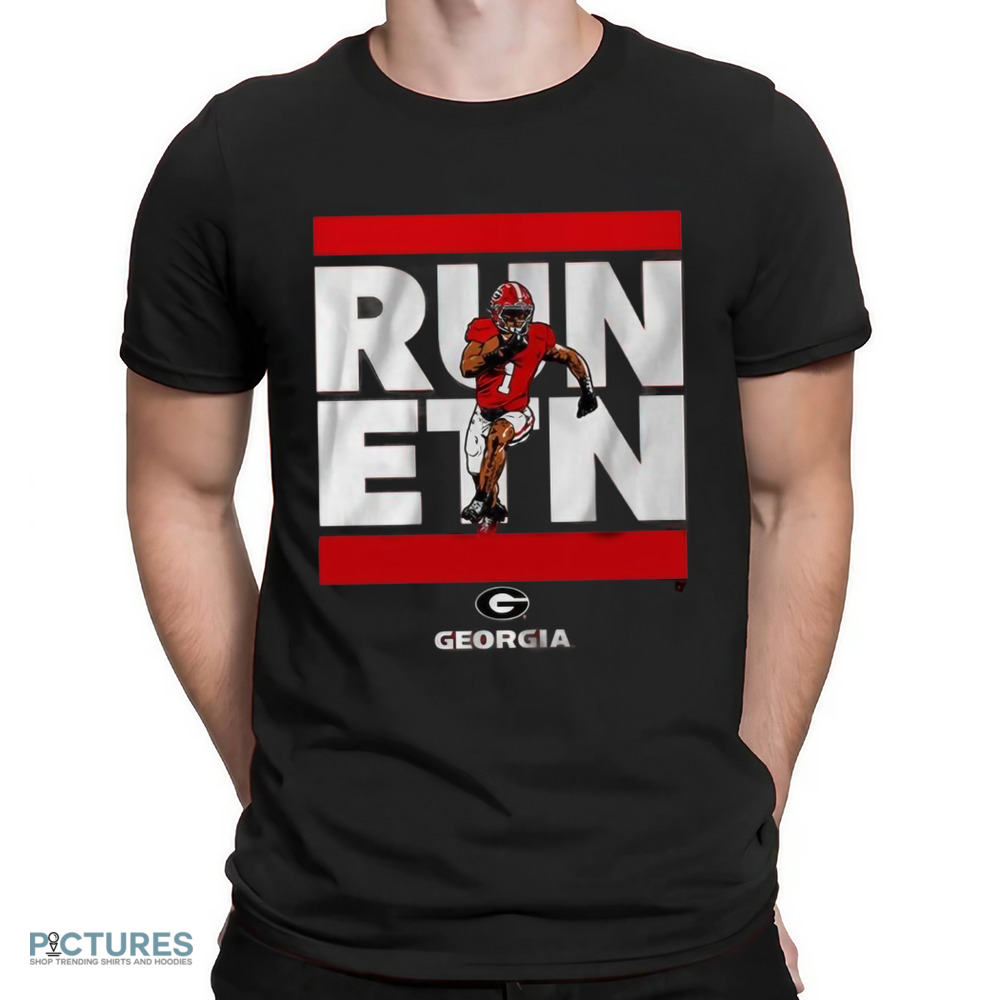Georgia Football Trevor Etienne Run ETN Shirt