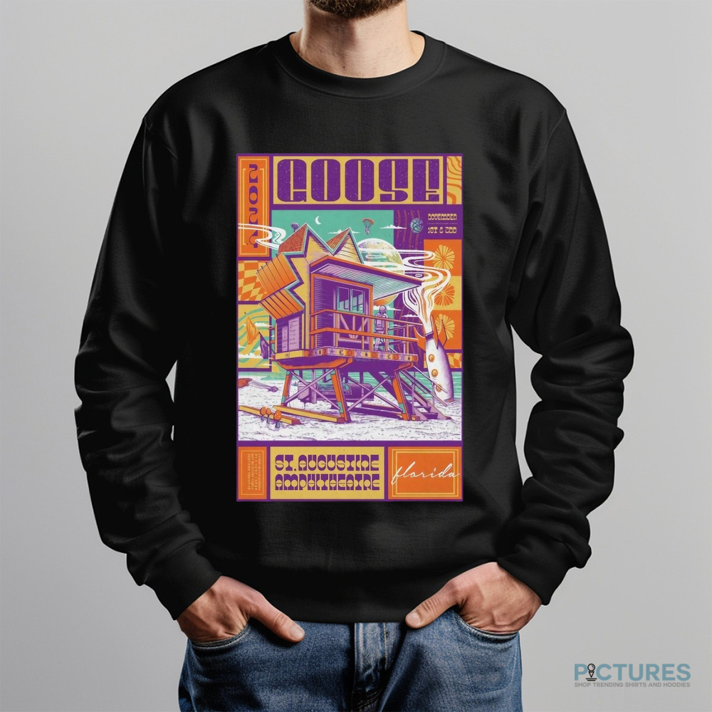 Goose November 1-2-2024 St Augustine Amphitheatre In St Augustine FL Poster Shirt