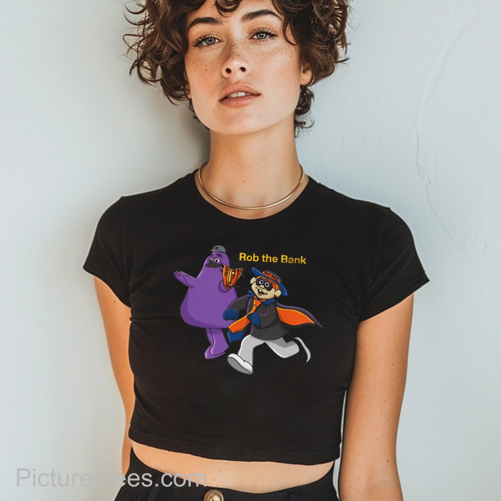 Grimace Monster Rob The Bank Shirt