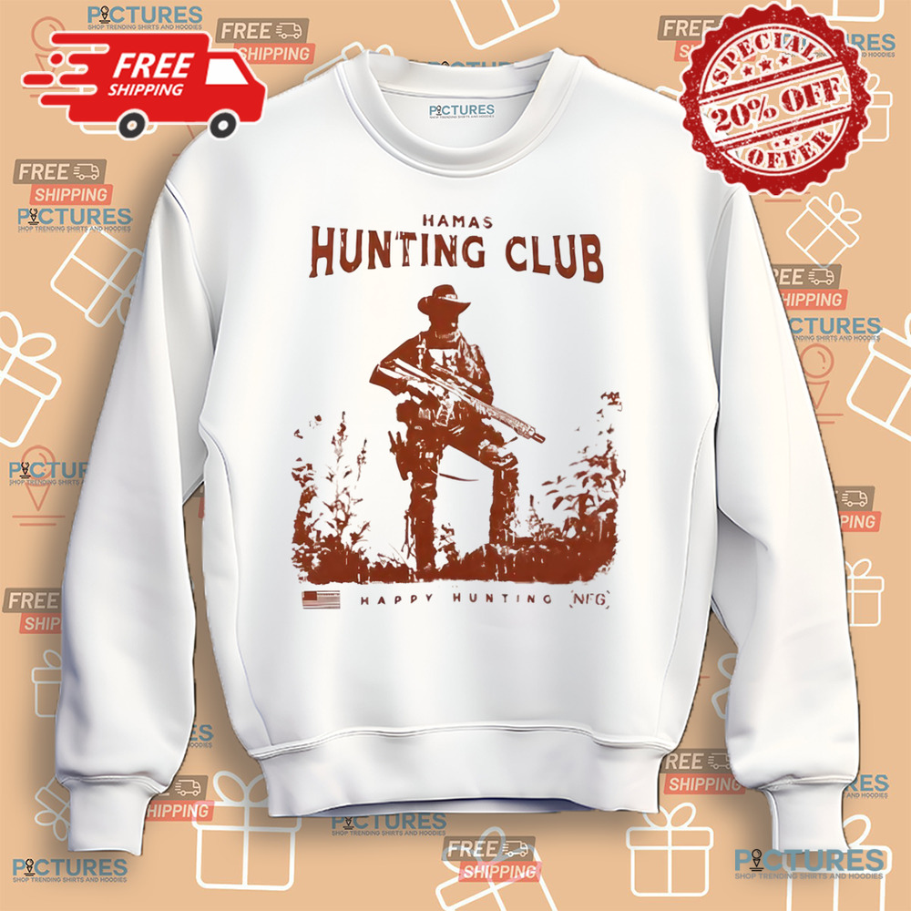 Hamas Hunting Club Happy Hunting Vintage Shirt