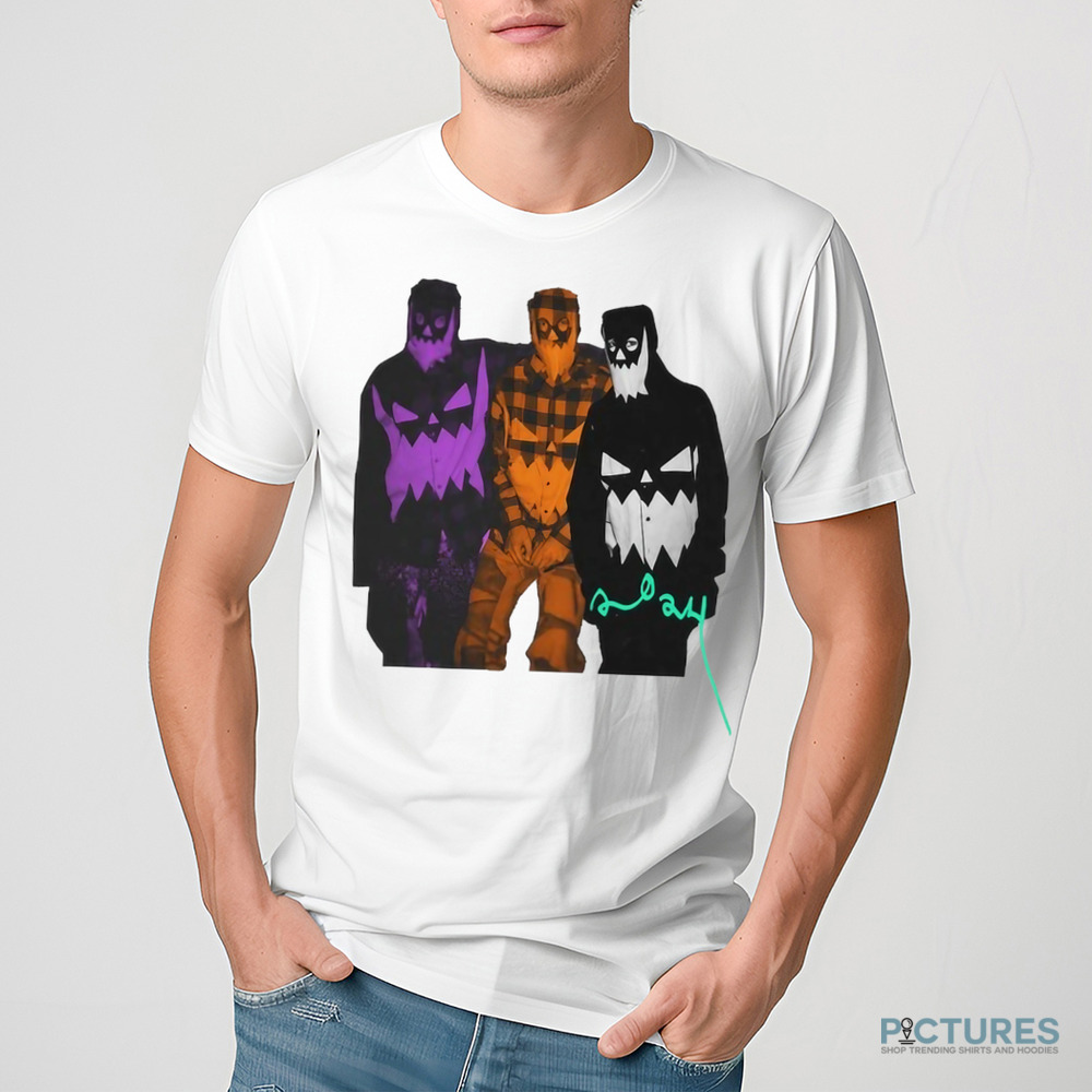 Horror 3 Masks Babbitt Revived Graphic Halloween Shirt
