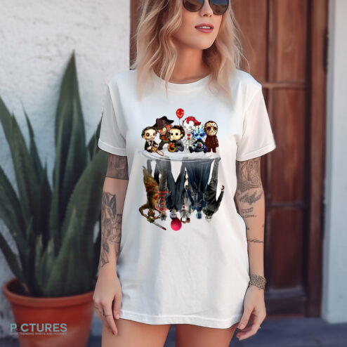 Horror Movie Jason And Friends Squad Goals Sublimation Scary Movie Halloween Shirt