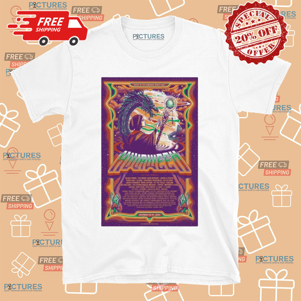 Hulaween Oct 24-27 2024 At Spirit Of Suwannee Music Park Poster Shirt