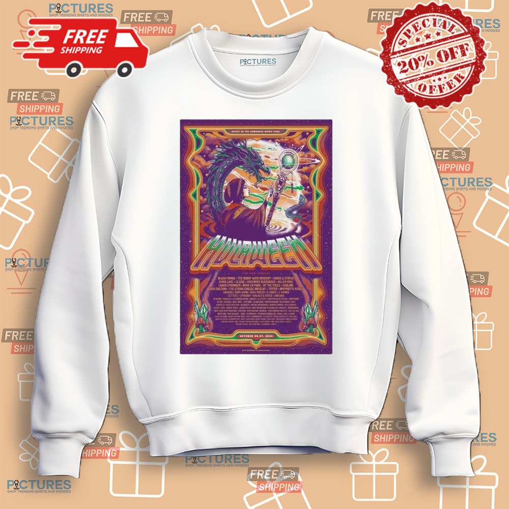 Hulaween Oct 24-27 2024 At Spirit Of Suwannee Music Park Poster Shirt